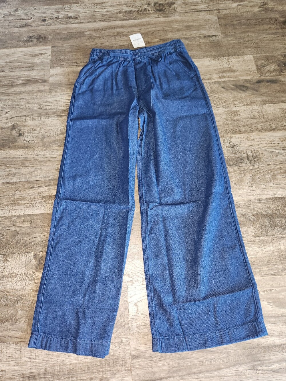 J. Crew Factory Girls' wide-leg drawstring jean